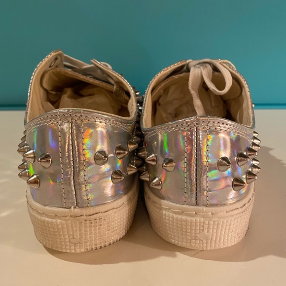 NEW! Iridescent with spikes Italian Sneackers - Picture 8 of 8